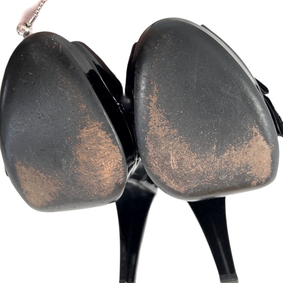 100% Authentic Louis Vuitton High Heel Pattern Leather Shoes Stiletto 38.5 8.5 - Picture 12 of 16